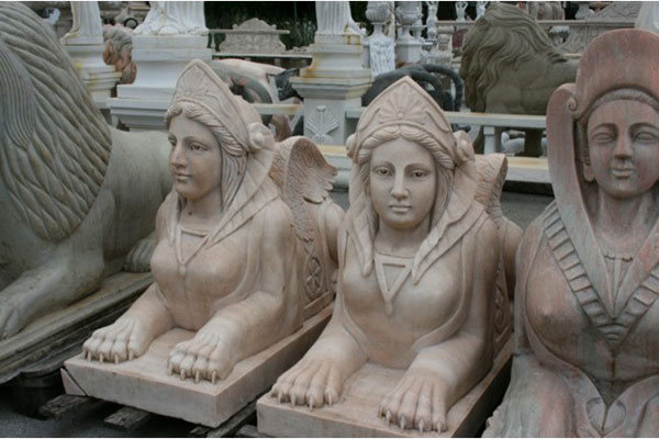 esfinges rosetta esculturas marmol