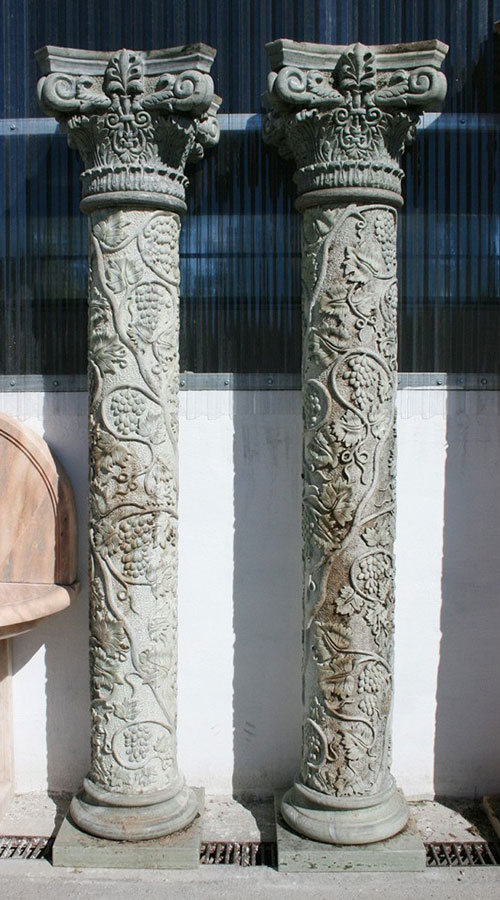 columnas esculturas marmol