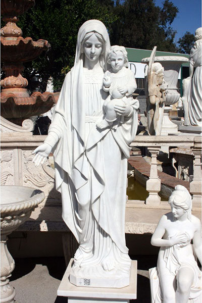 virgen niño esculturas marmol
