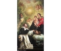 Ecclesiastical Virgin and Child oil on canvas painting 