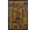 Religious icon on wood painting