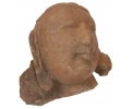Hand carved sandstone goddes bust