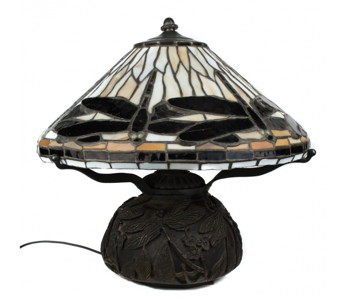 Art nouveau style table lamp with...