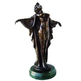 Bronze Art Nouveau nude...