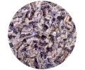 Tablero redondo de mosaico de amatistas, piedras duras semi preciosas
