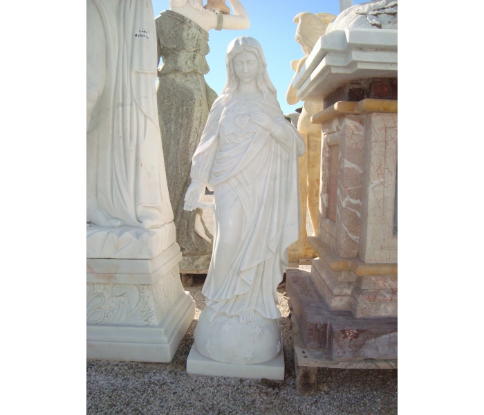 Virgen en mármol
