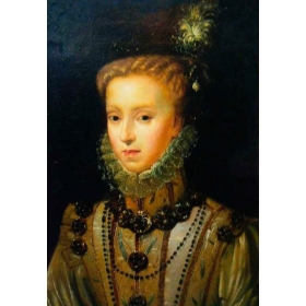 Woman portrait oil painting 