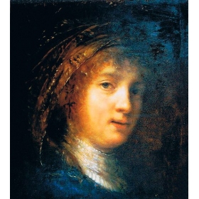 Woman portrait oil painting 