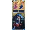 Icono pintado sobre tabla de 150cm de alto y 60cm de largo