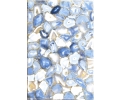 Rectagular blue agathe mosaic table top