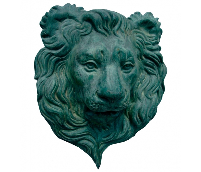 Fuente de pared |Mascarón cabeza león...