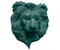 Fuente de pared |Mascarón cabeza león de bronce
