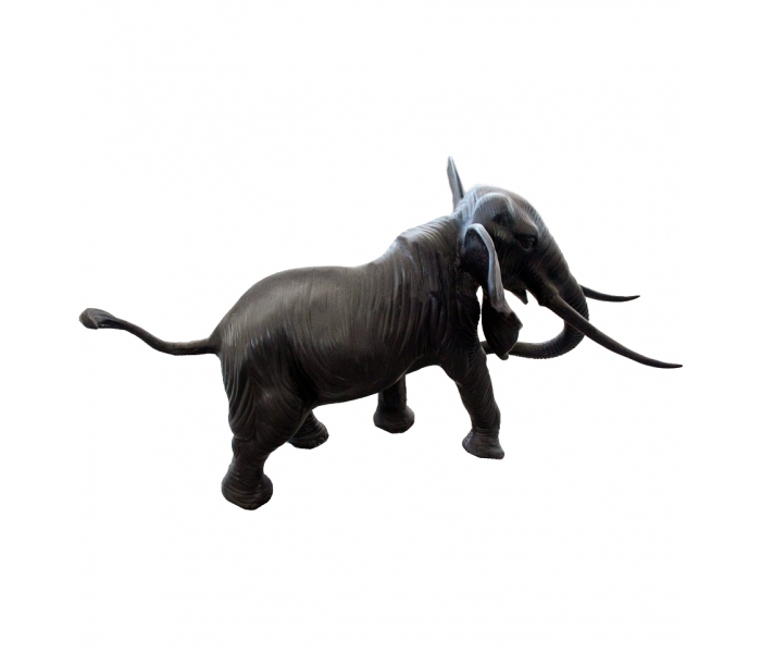 Escultura de elefante en bronce