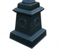 Cast iron plinth base