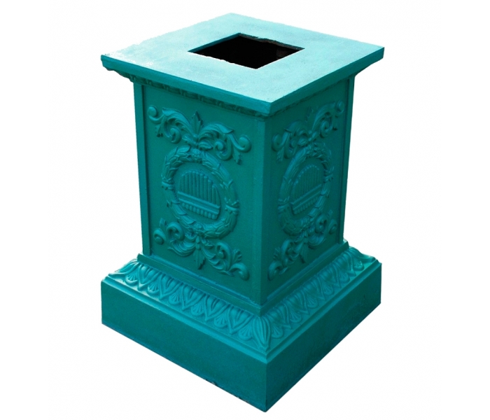 Cast iron plinth base