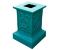 Cast iron plinth base