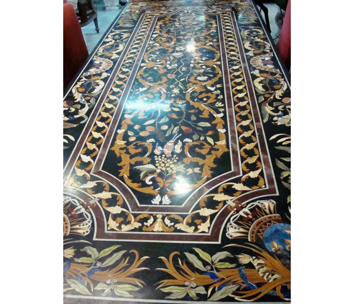 12-seater marble dining table top...