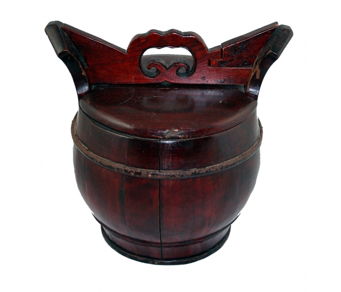 Chinese wooden rice box