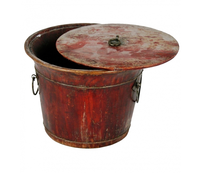 Chinese wooden rice box
