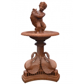One tier cast iron fountain...