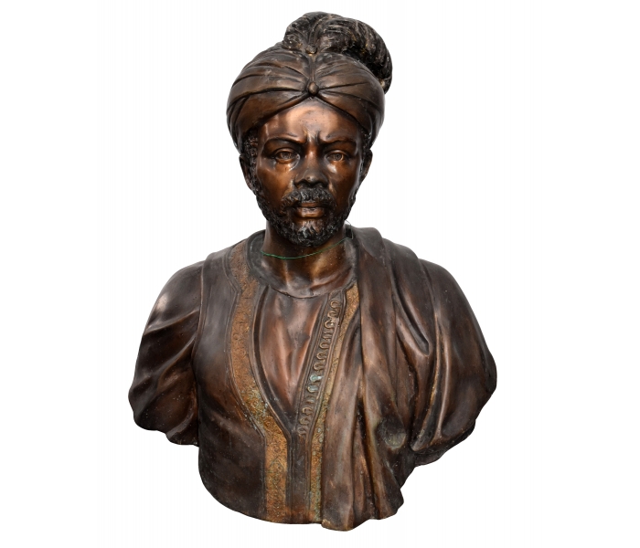 Bronze Arab bust