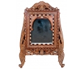Espejo granadino de madera y decoración de taracea