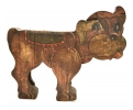 Animal de carrusel de época realizado en madera