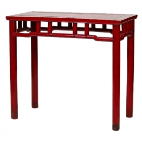 Red Chinese red lacquered...