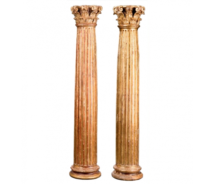 Pareja de columnas del S.XVIII