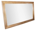 Very large mirror with wooden frame