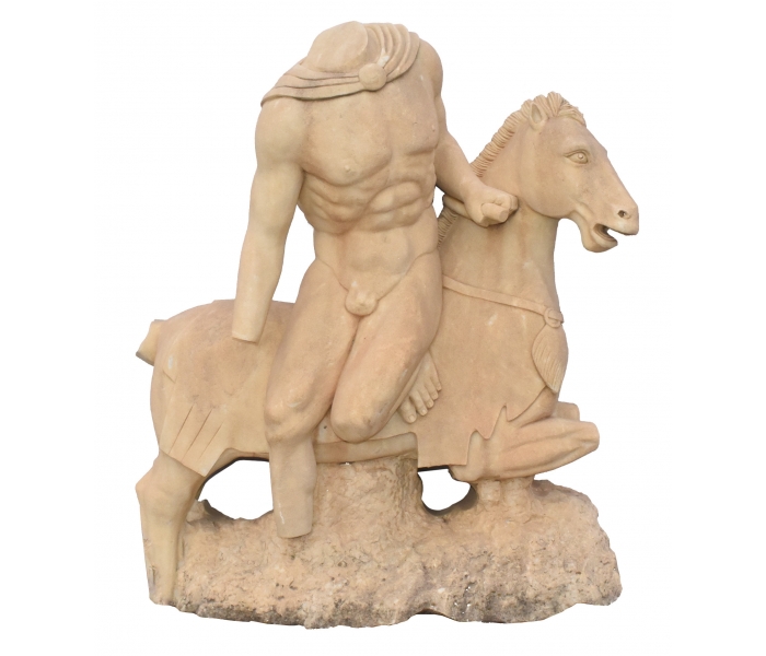 Escultura de estilo romano en mármol...