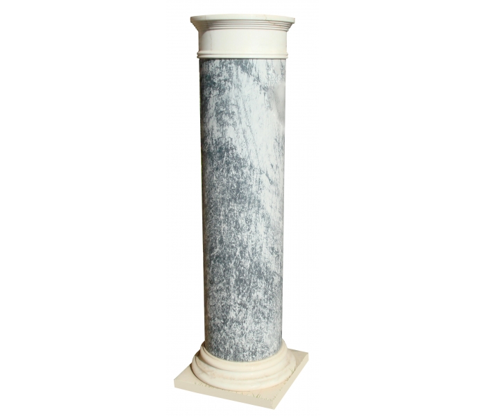 Classic Carrara white marble pedestal...