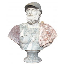 Bust of roman emperor...
