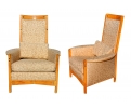 Pareja de sillones fabricados por Giorgetti. Diseño de Umberto Asnago. Siglo XX