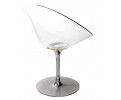 Pareja de sillas italianas transparentes diseñadas por Philippe Starck