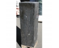 Rectangular Belgium black marble pedestal base 