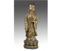 Escultura de buda oriental en bronce