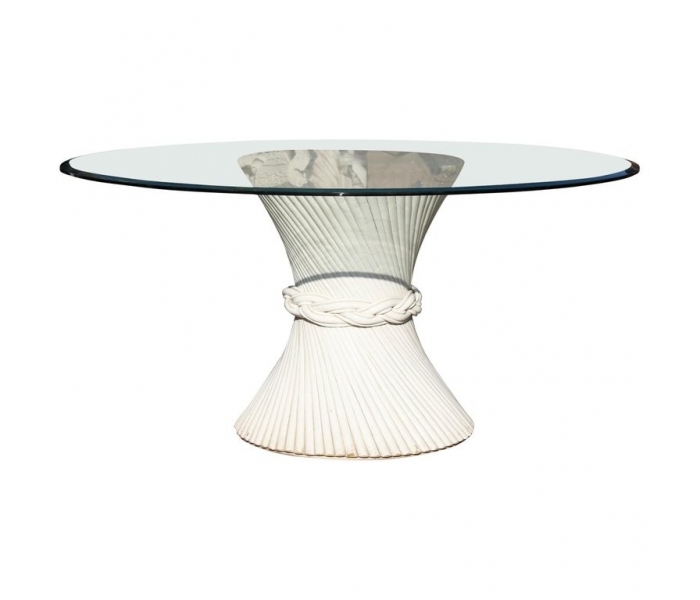 Sheaf of wheat bamboo dining table by...