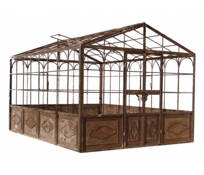 French style wrought iron greenhouse...