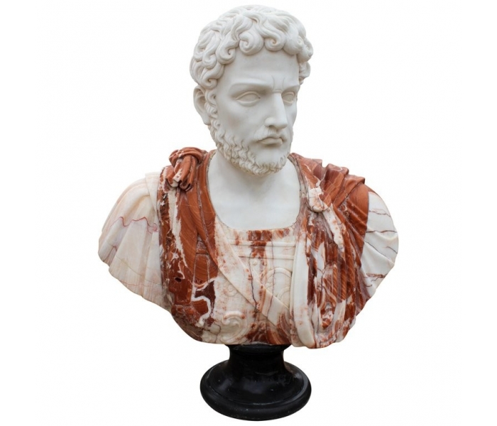 Busto del general romano tallado a...