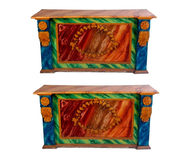 Pair of church altar tables