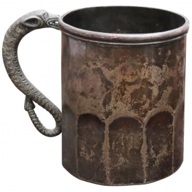 18th century silver cup...