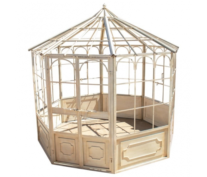 French style octagonal iron...