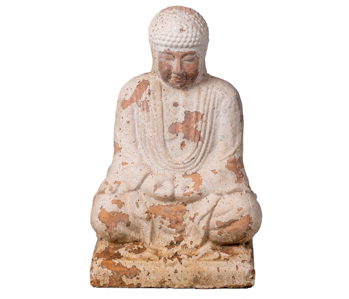 Escultura de Buda de terracota...