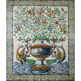 Panel portugués de azulejos...