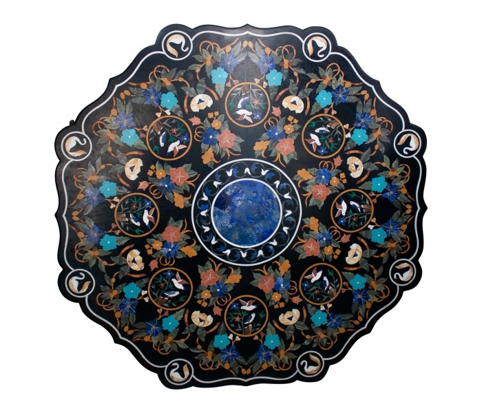 Tablero de mesa de mosaico octogonal...