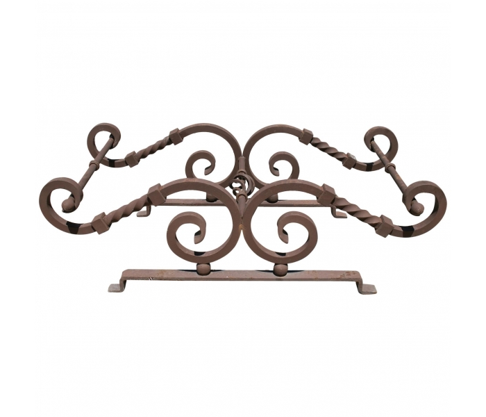 Solid wrought iron coffee table base