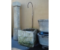 18th century Spanish wellhead and original iron support for pulley