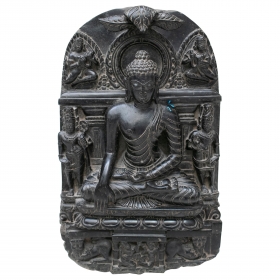 Escultura de Buda sentado...