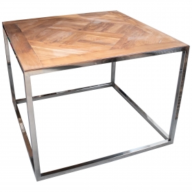 Square steel table with...
